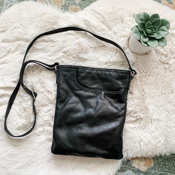 margot Bags Margot Black Leather Crossbody Bag Poshmark